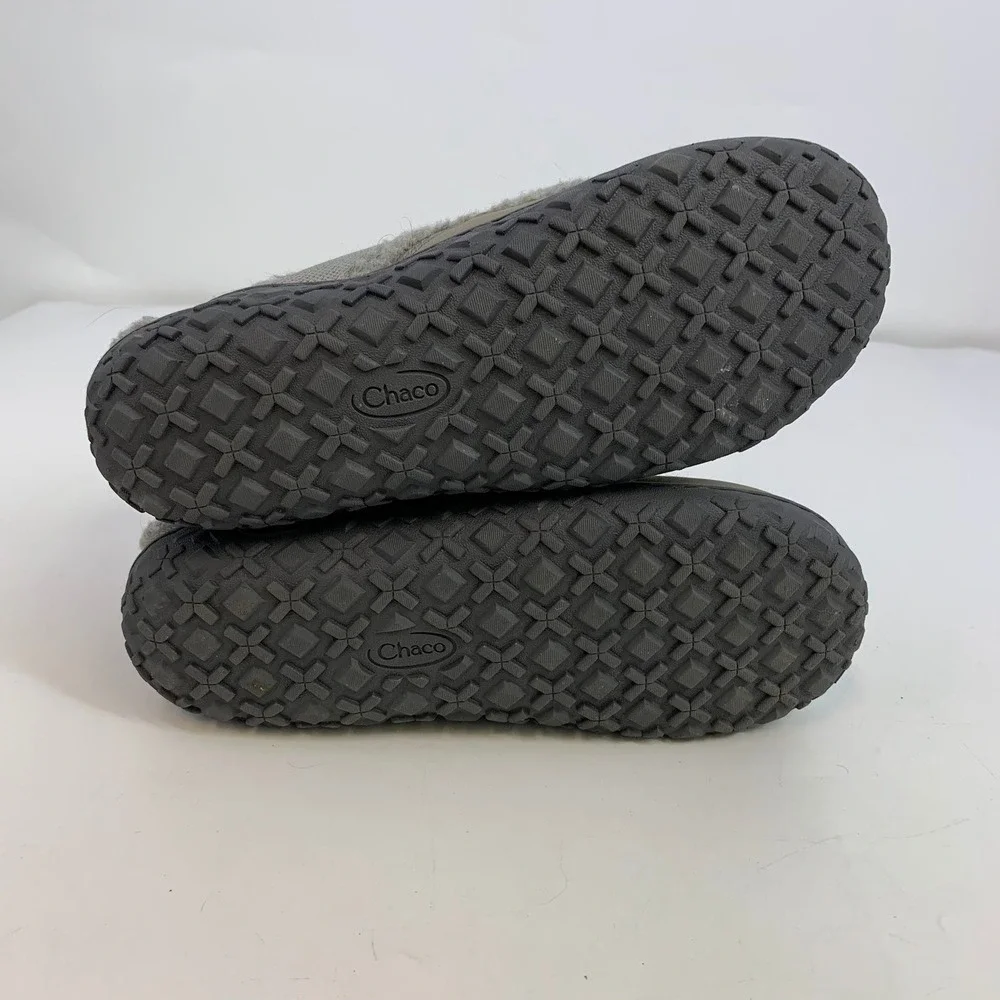 Chaco Revel Chelsea Cozy‎ Gray Fleece Adjustable Strap Ankle Boots Shoes